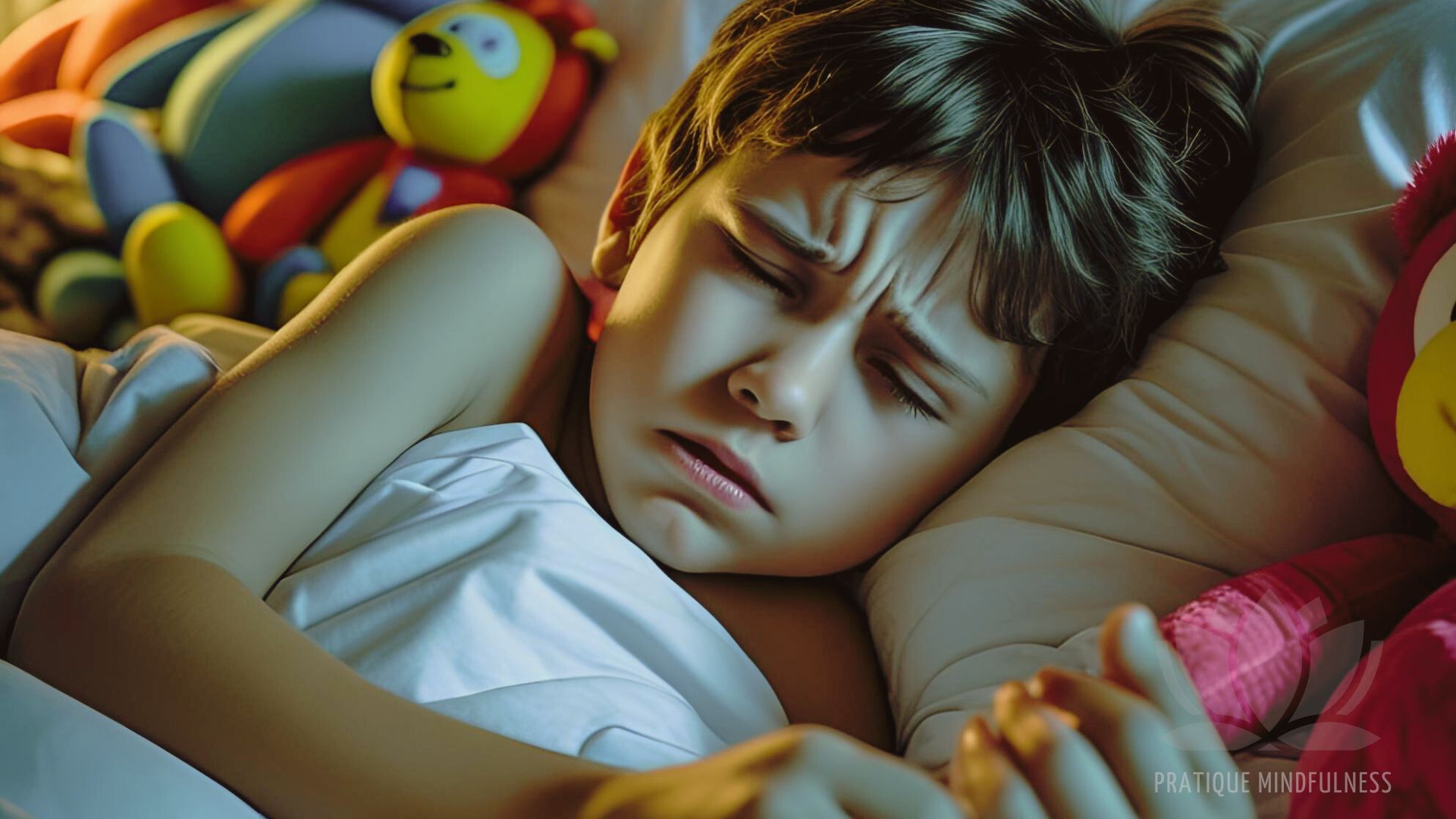 Criança ansiosa à noite: 4 práticas de mindfulness para trazer paz